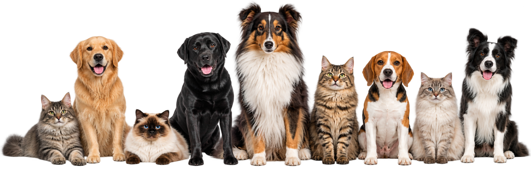 Cat and Dogs Landscape
